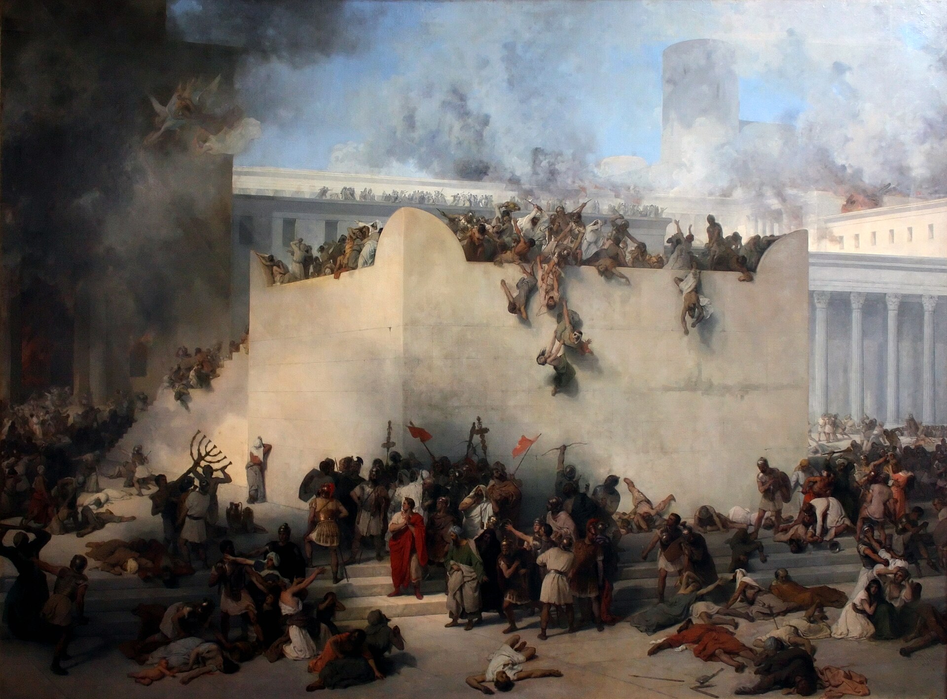 The Destruction of the Temple of Jerusalem — Francesco Hayez, 1867